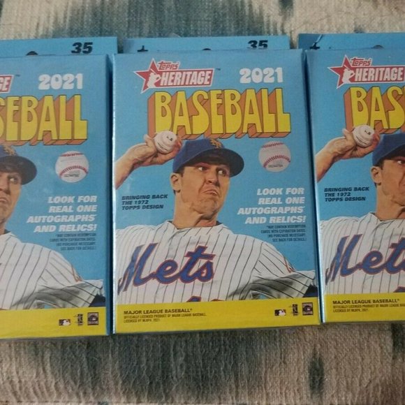 (3) Topps Heritage Baseball 2021 Hangar Boxes New